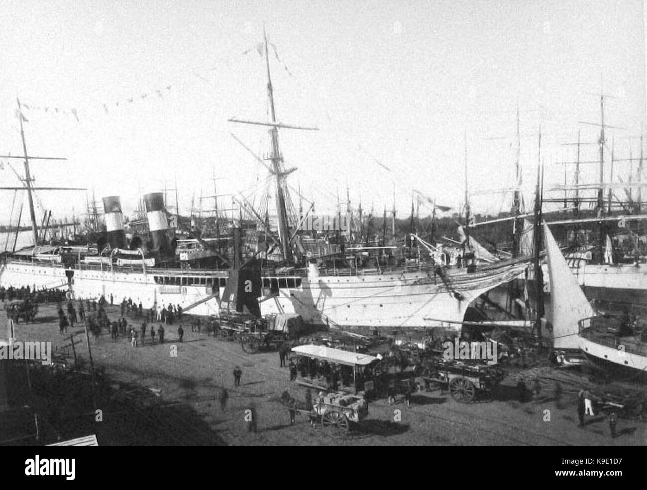 Muelle de La Boca Stockfoto