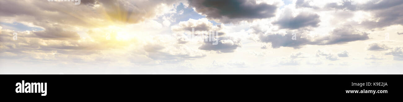 Sky Panorama-Art Tag Sommer Stockfoto