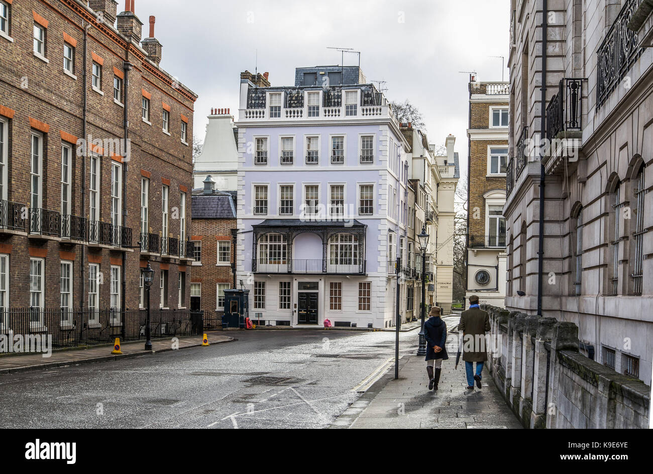 Cleveland Zeile St. James's Palace, London, Großbritannien Stockfoto