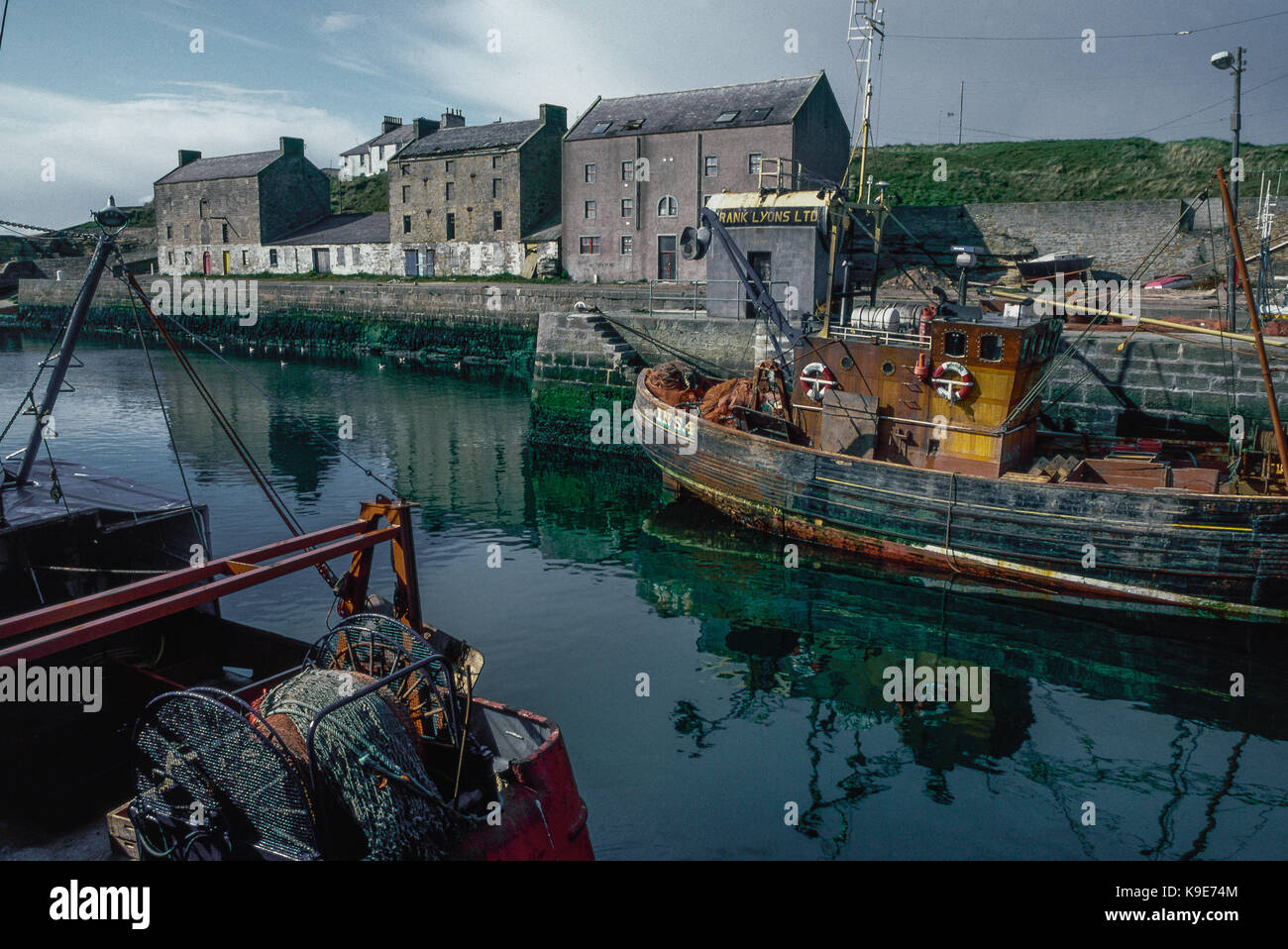 Burghead, Hafen, Schottland, UK Stockfoto