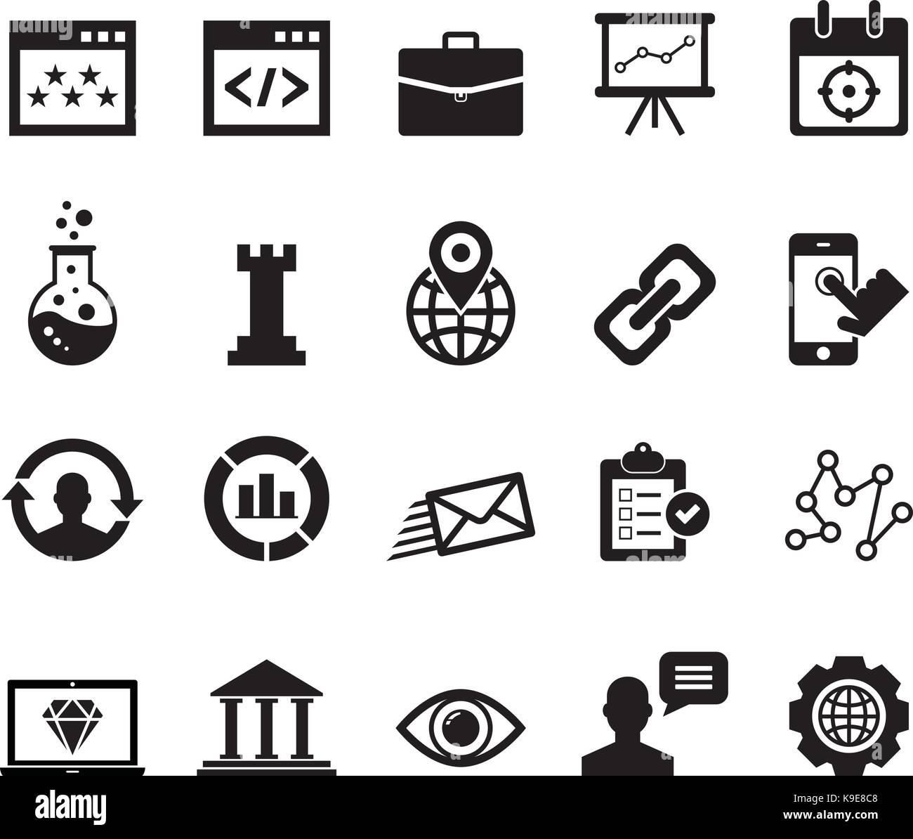SEO-Symbol Stock Vektor