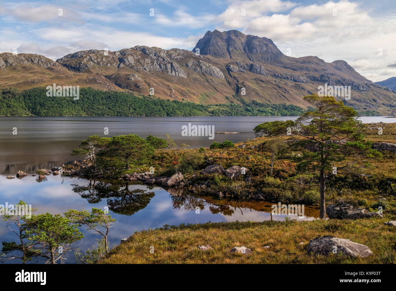 Loch Marree, Wester Ross, Northwest Highlands, Schottland, Großbritannien Stockfoto