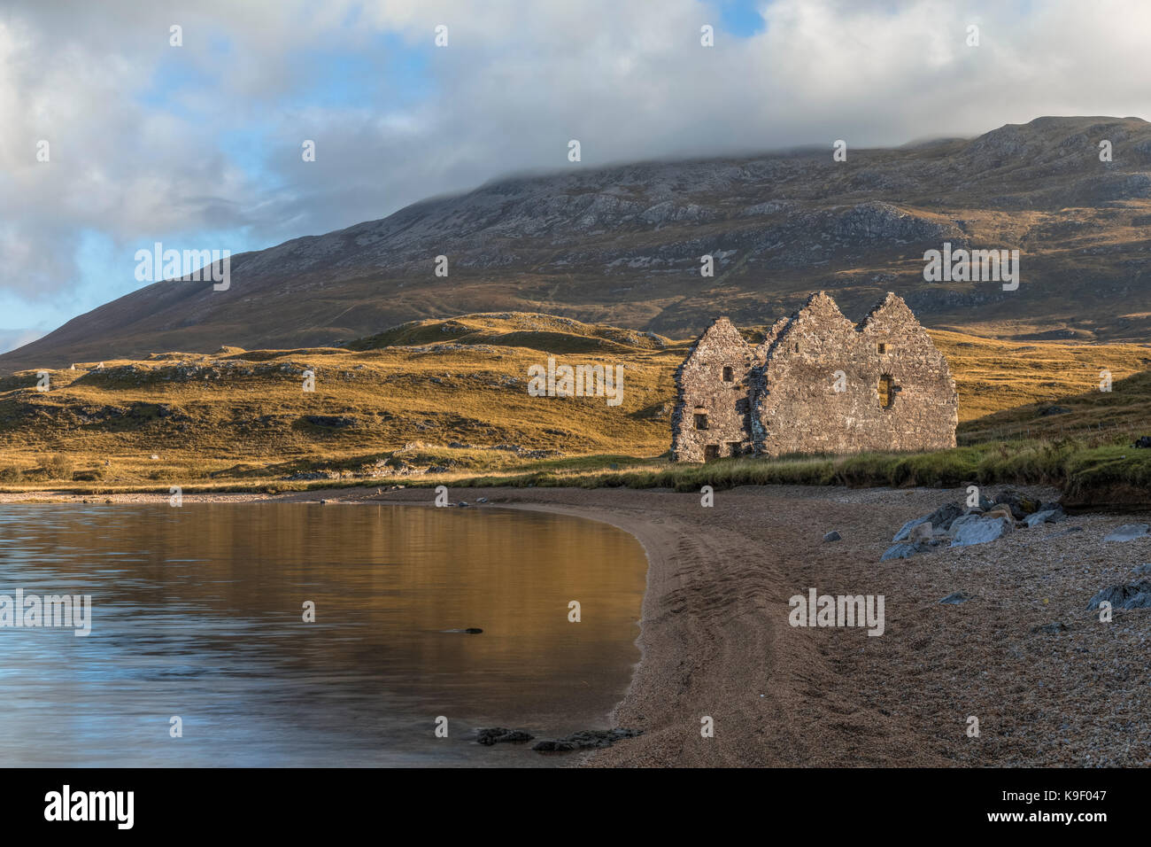 Calda House, Loch Assynt, Sutherland, Schottland, Vereinigtes Königreich Stockfoto