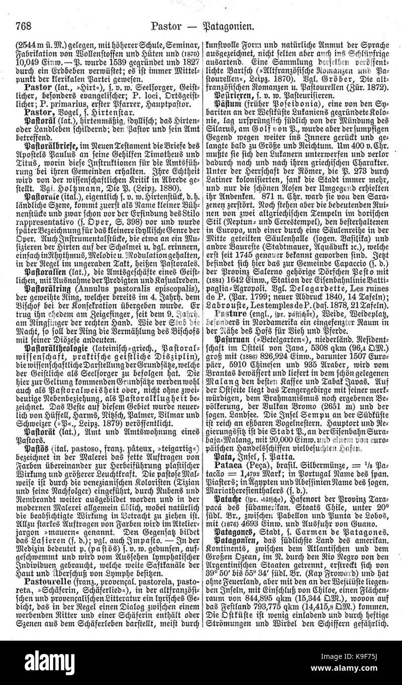 Meyers b 12s 0768 Stockfoto