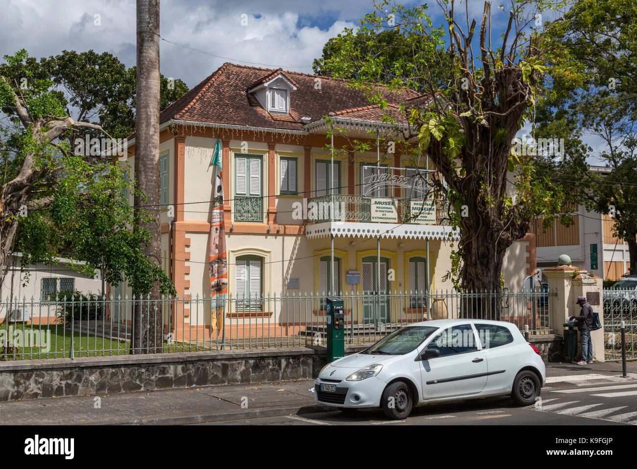 Fort-de-France, Martinique. Museum für Geschichte und Ethnografie. Stockfoto
