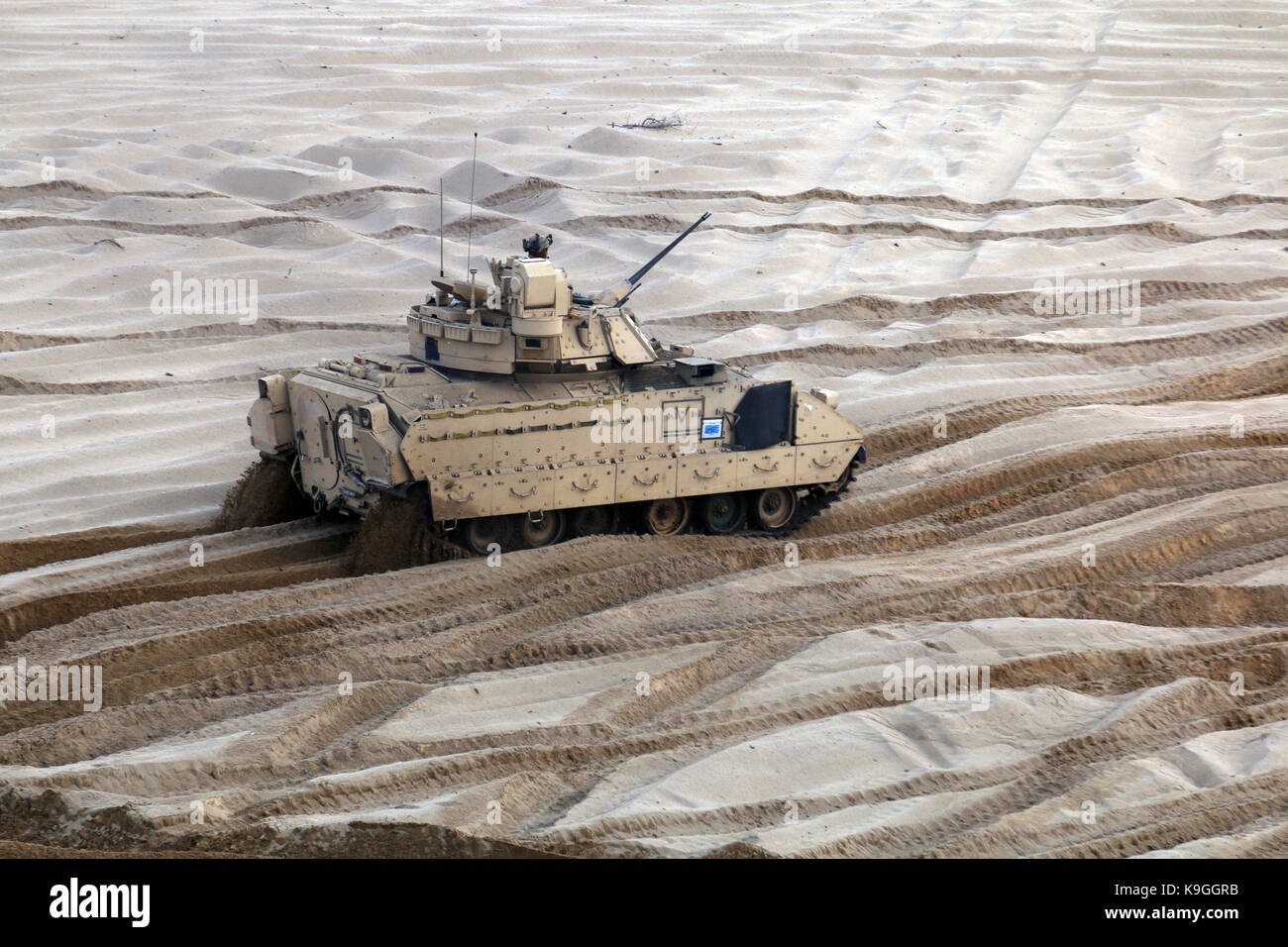 Eine M2A3 Bradley Fighting Fahrzeug Stockfoto
