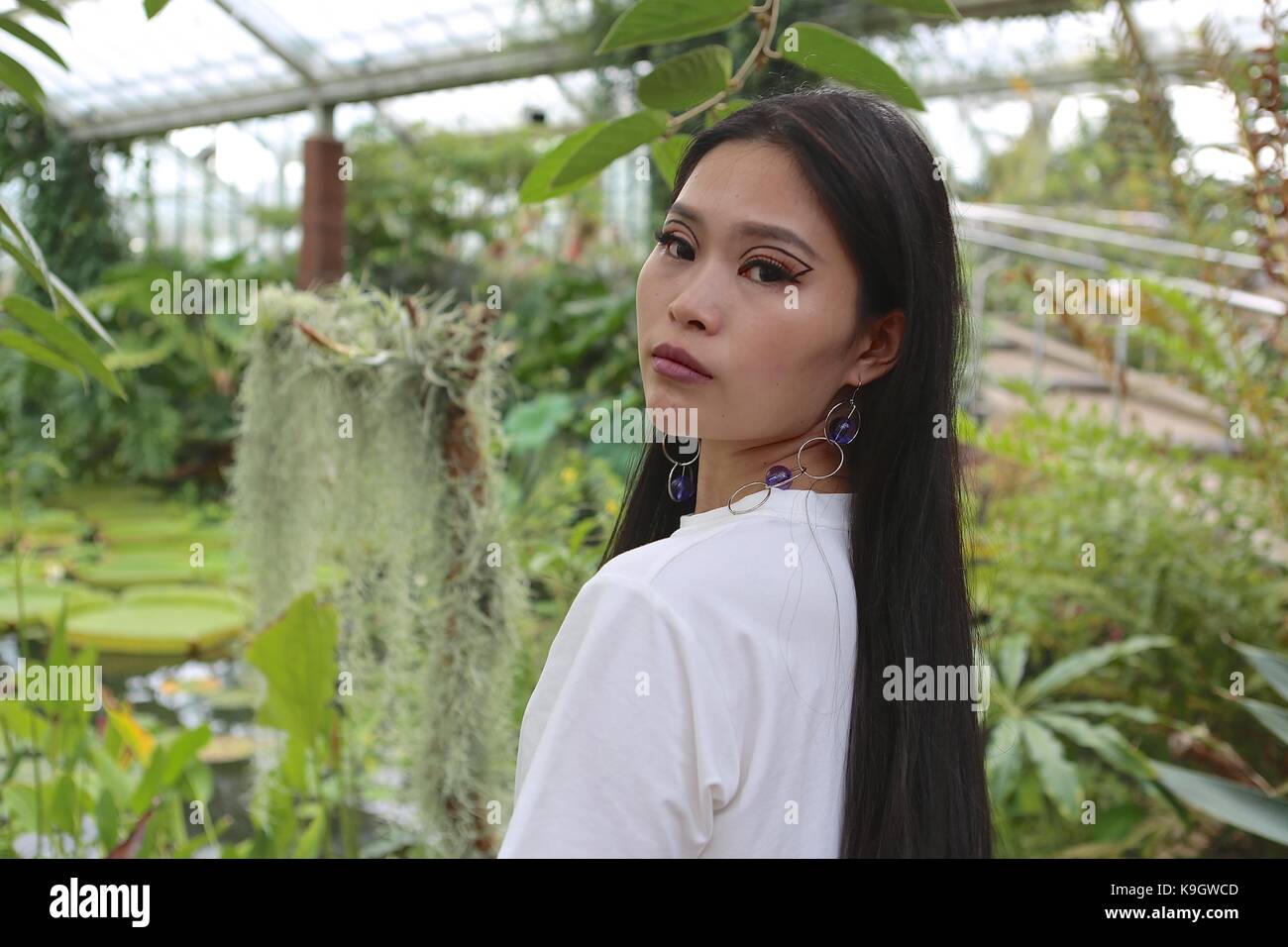 Chinesische Modell in Kew Gardens 2017 Stockfoto