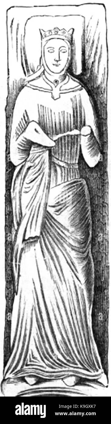 P 203 Bildnis von Eleanor Königin von Heinrich II. Stockfoto