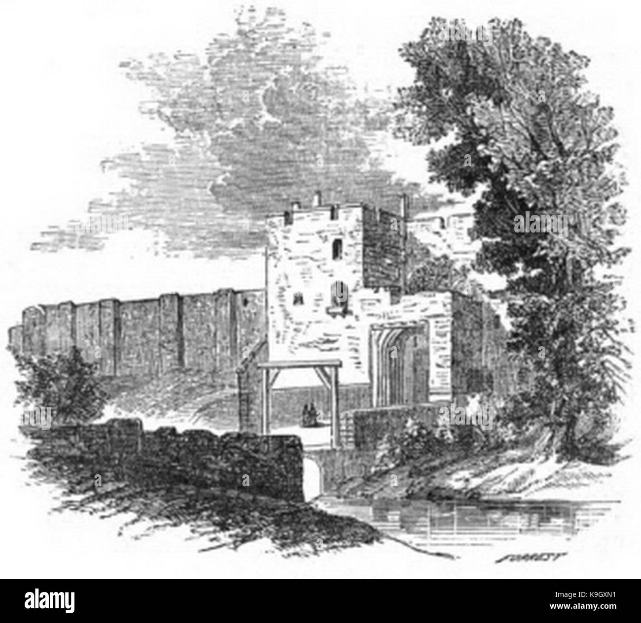 P 354 Berkeley Castle Stockfoto