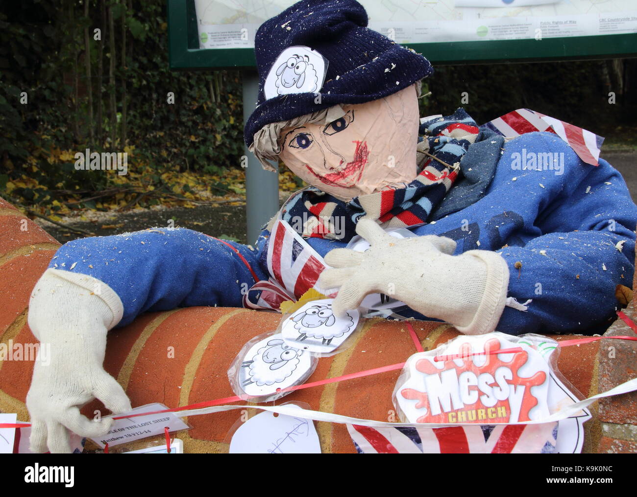 Clophill, UK. 23 Sep, 2017. Clophill Dorf Scarecrow Festival, Clophill, Bedfordshire, Großbritannien am 23. September 2017 Credit: KEITH MAYHEW/Alamy leben Nachrichten Stockfoto