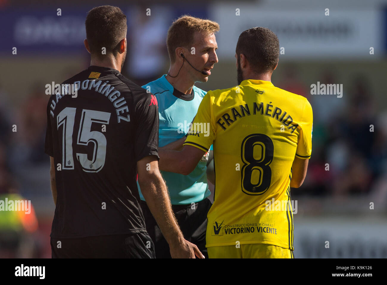 08 Fran Merida von CA Osasuna Durante el Partido de La Liga 123 entre Reus Deportiu contra CA Osasuna en el Estadi Municipal de Reus el September 23, 2017, de Reus, Stockfoto