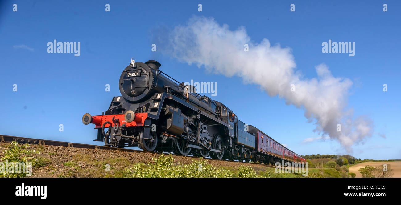 Dampfzug Sheringham North Norfolk Eisenbahn/England/Ostküste/uk/Britischen Inseln Stockfoto