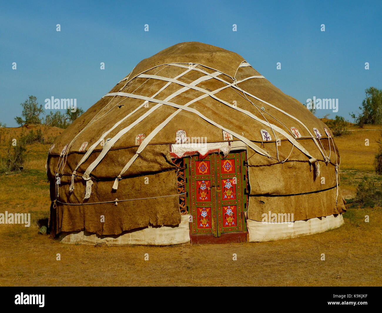 Die jurte in Usbekistan Stockfotografie - Alamy