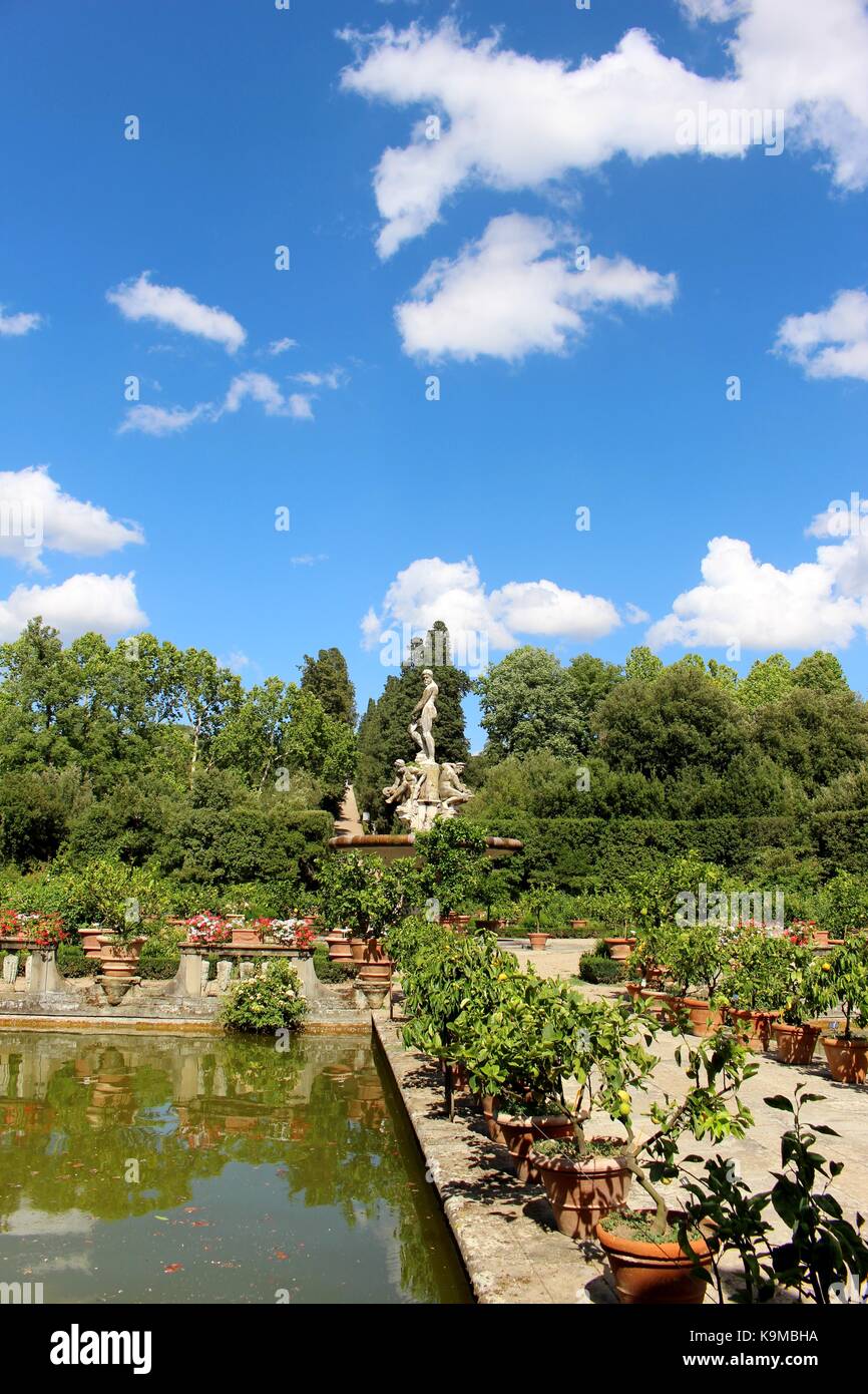 Die Boboli Gärten in Florenz wurden als ein Freilichtmuseum beschrieben