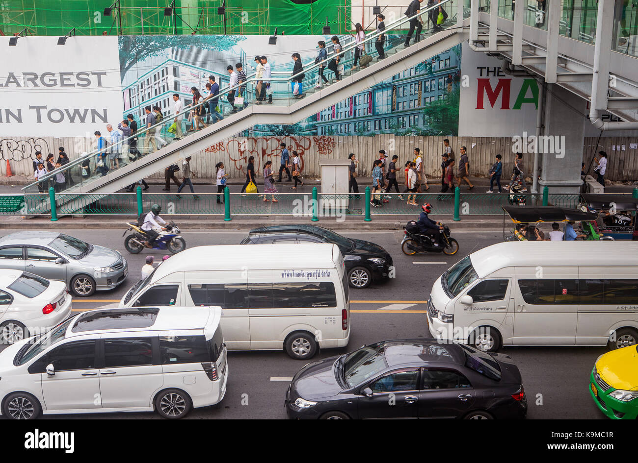 Ratchadamri Rd, Bangkok, Thailand Stockfoto