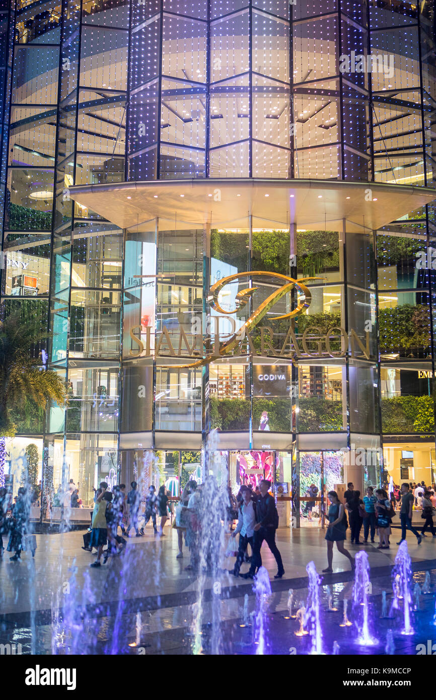 Siam Paragon Einkaufszentrum, Bangkok, Thailand Stockfoto