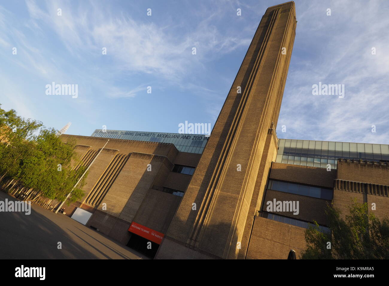 Abstrakte Sicht der Tate Modern Stockfoto