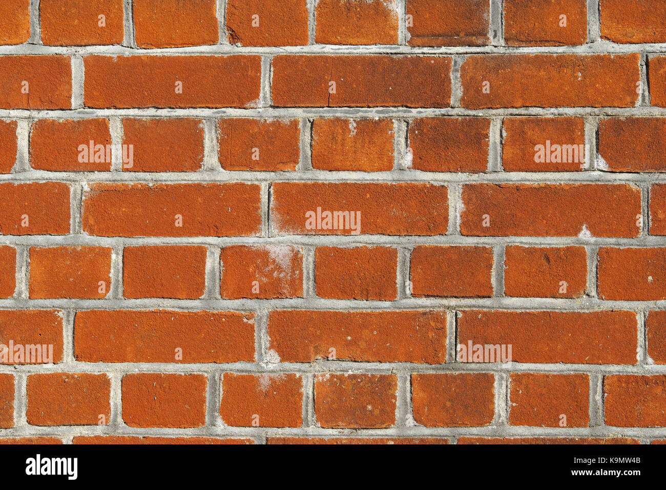 In der Nähe von Old English Red Brick Wall Stockfoto
