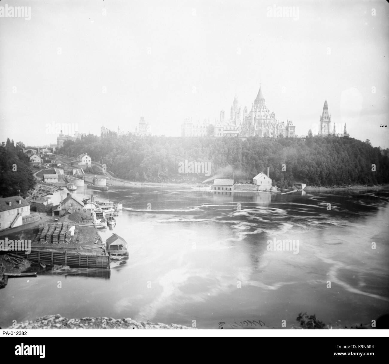 Parliament Hill von hinten Stockfoto