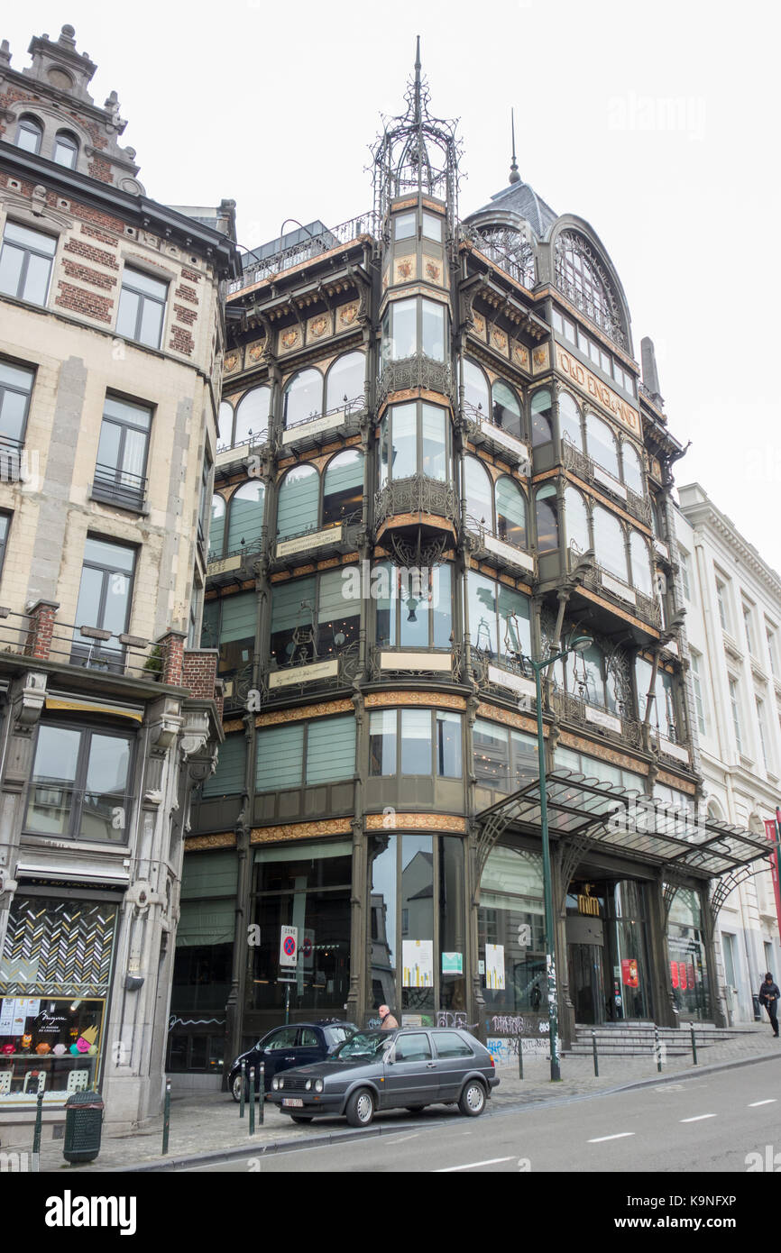 Musical Instrument Museum rue du Marche aux Herbes in Brüssel Stockfoto