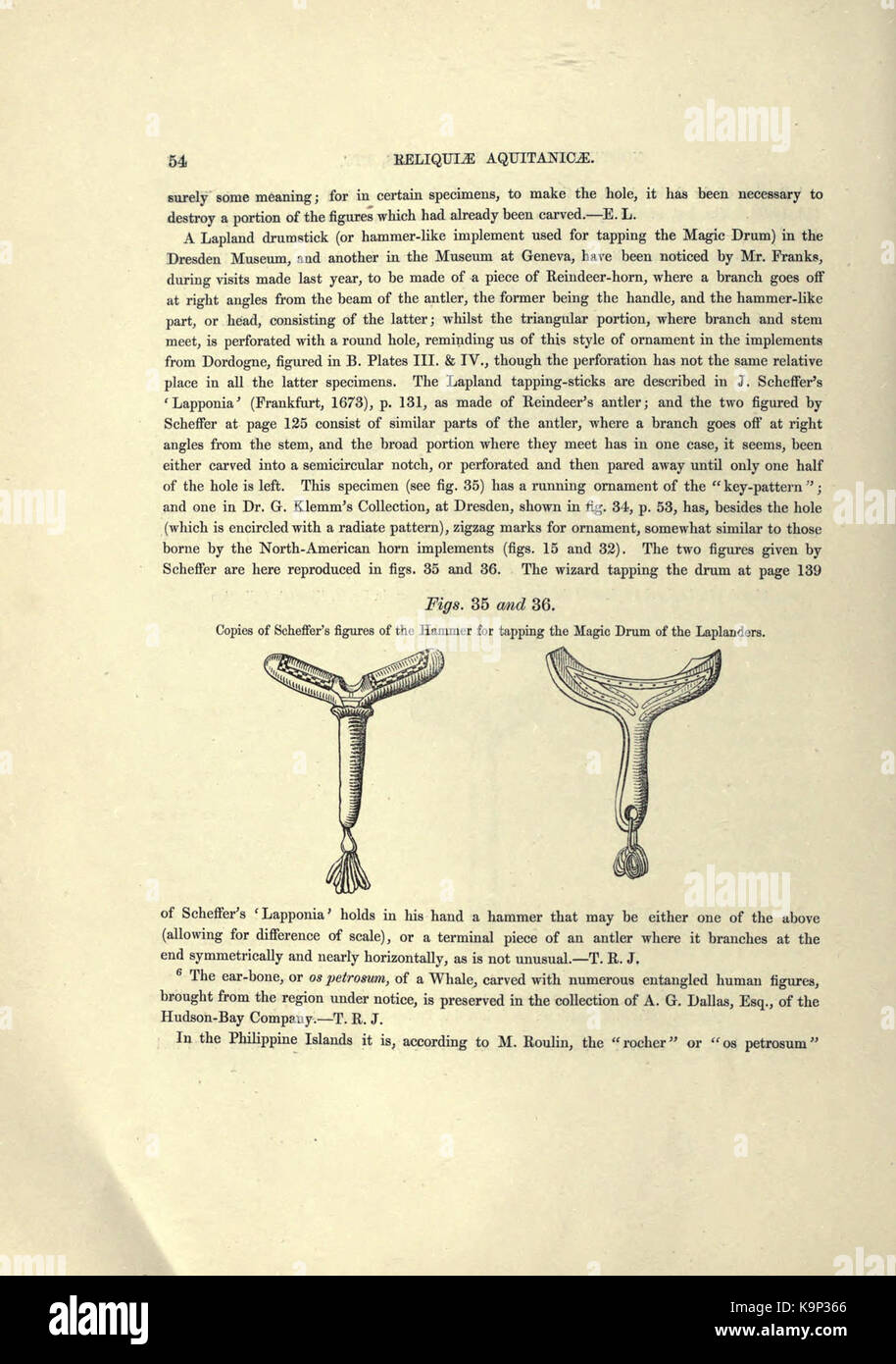 Reliquiae Aquitanicae ist ein historisches Werk, das die Überreste von Aquitaine im Südwesten Frankreichs dokumentiert. Auf dieser Seite werden archäologische und historische Funde aus der Region vorgestellt, die ein Licht auf ihre antike Vergangenheit werfen. Stockfoto