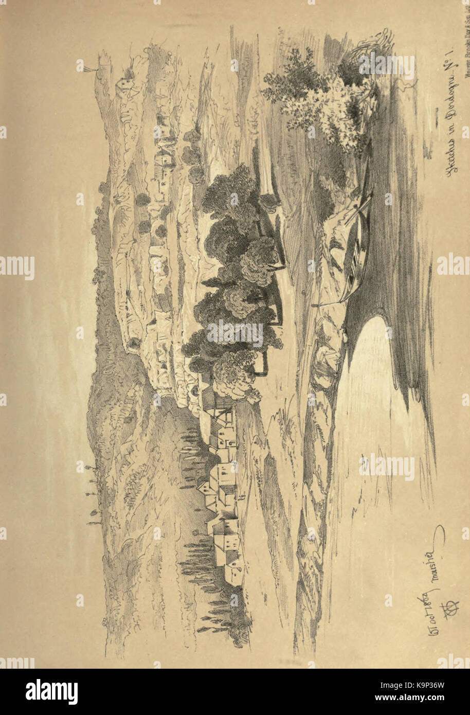 „Reliquiae aquitanicae“ ist ein Werk, das die archäologische und kulturelle Geschichte der Region Aquitaine im Südwesten Frankreichs dokumentiert. Hier werden historische Artefakte, Objekte und antike Reliquien aus der Gegend hervorgehoben. Stockfoto