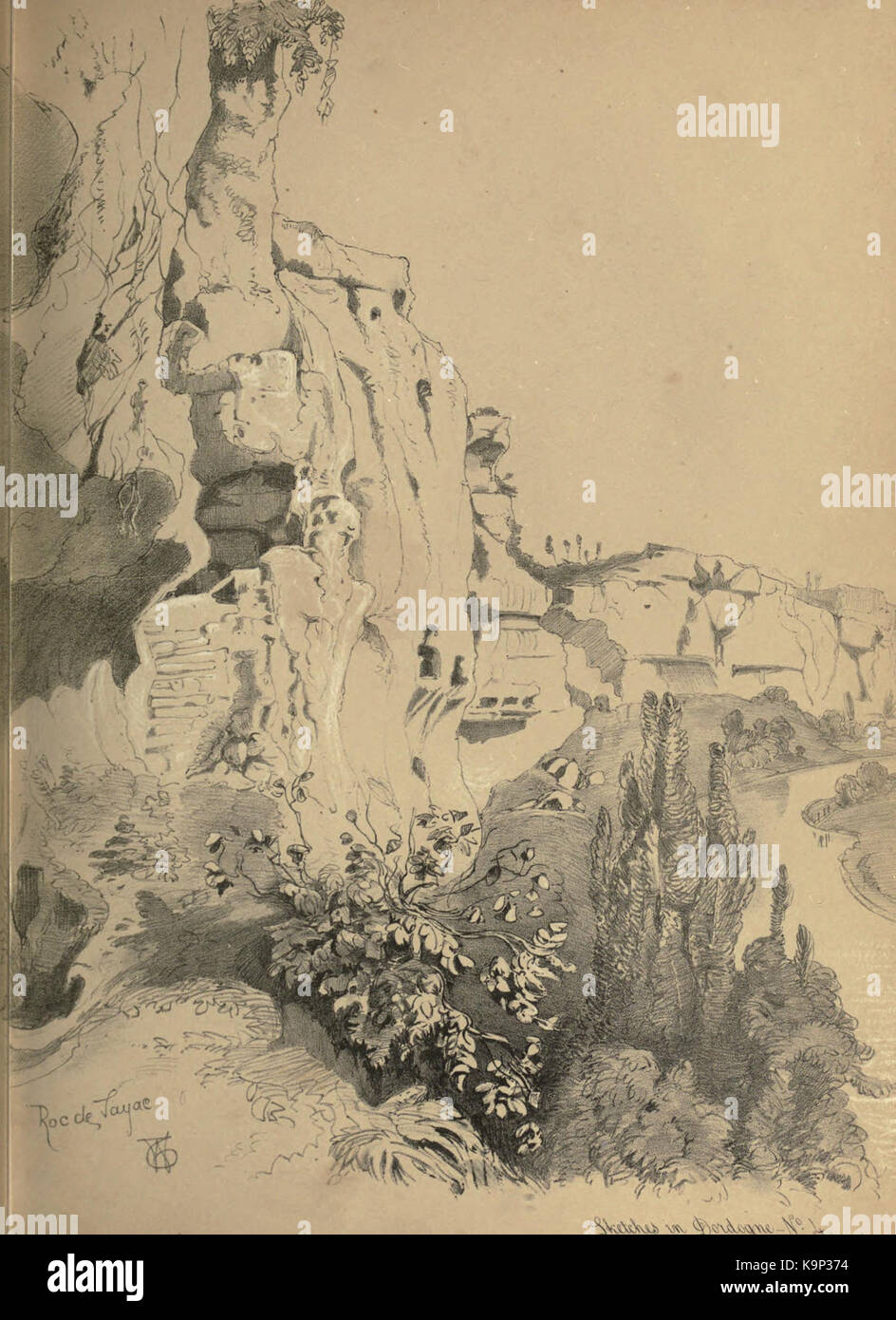 Reliquiae aquitanicae BHL 20495446 Stockfoto