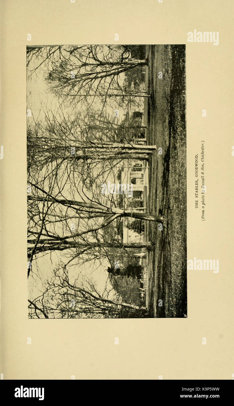 Aufzeichnungen und Erinnerungen von Goodwood und die Herzöge von Richmond BHL 20712276 Stockfoto