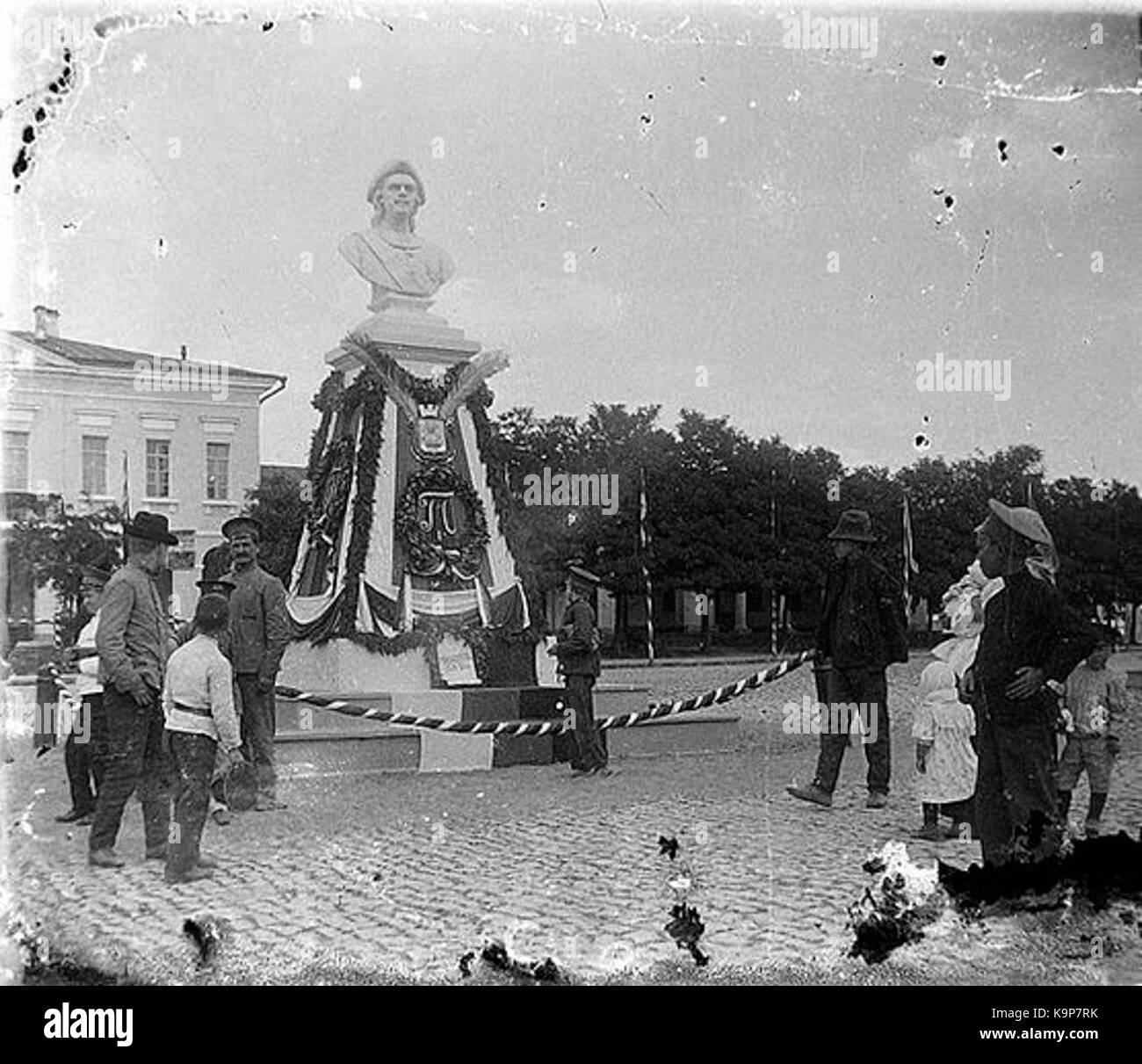 Peter der Große Denkmal in Mikolaiw Stockfoto