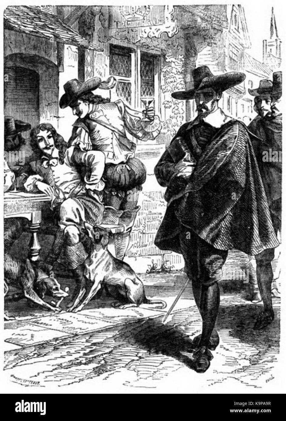 P204 Kavaliere und PURITANER Stockfoto