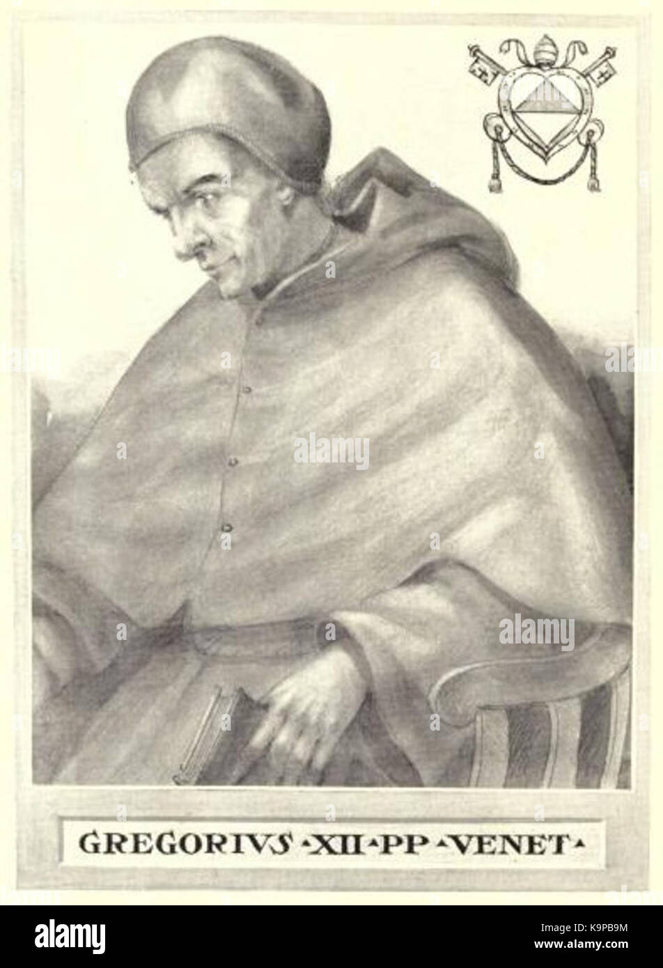 Papst Gregor XII. Stockfoto