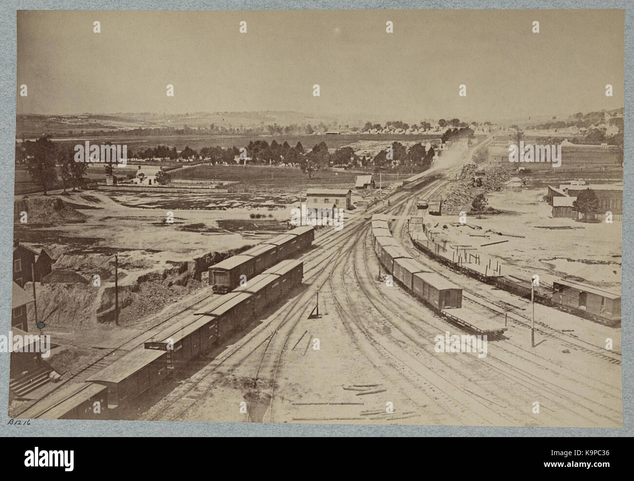 Stadtrand von Alexandria 1861 1865 Bibliothek des Kongresses Stockfoto