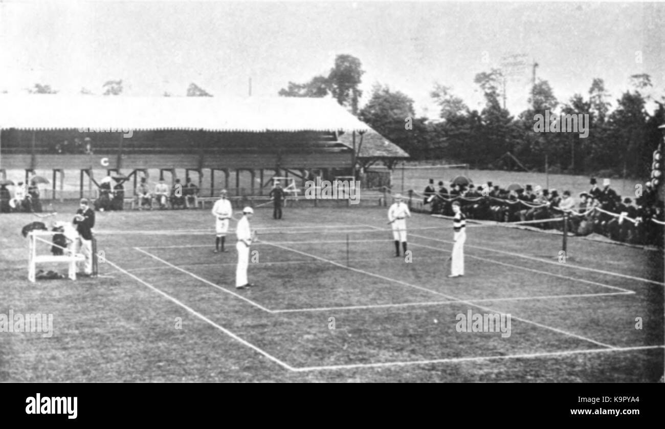 Renshaws vs Clarks in Wimbledon Stockfoto