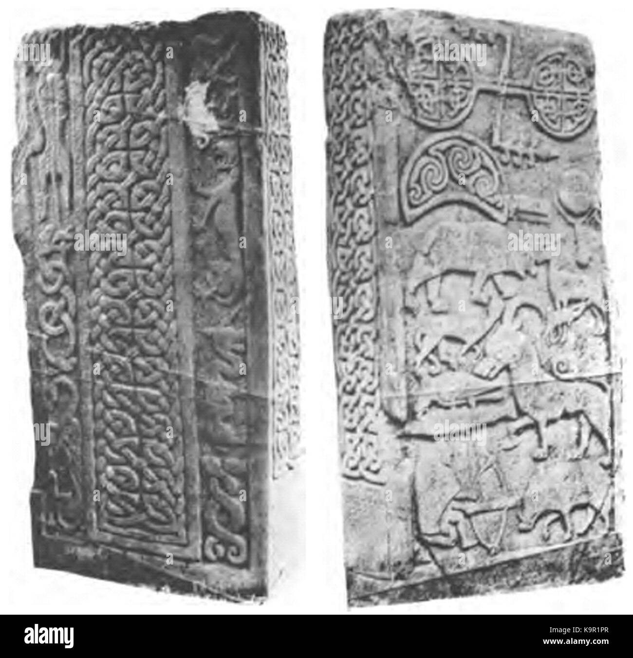 Piktischen. Stein. St. Vigeans Stockfoto