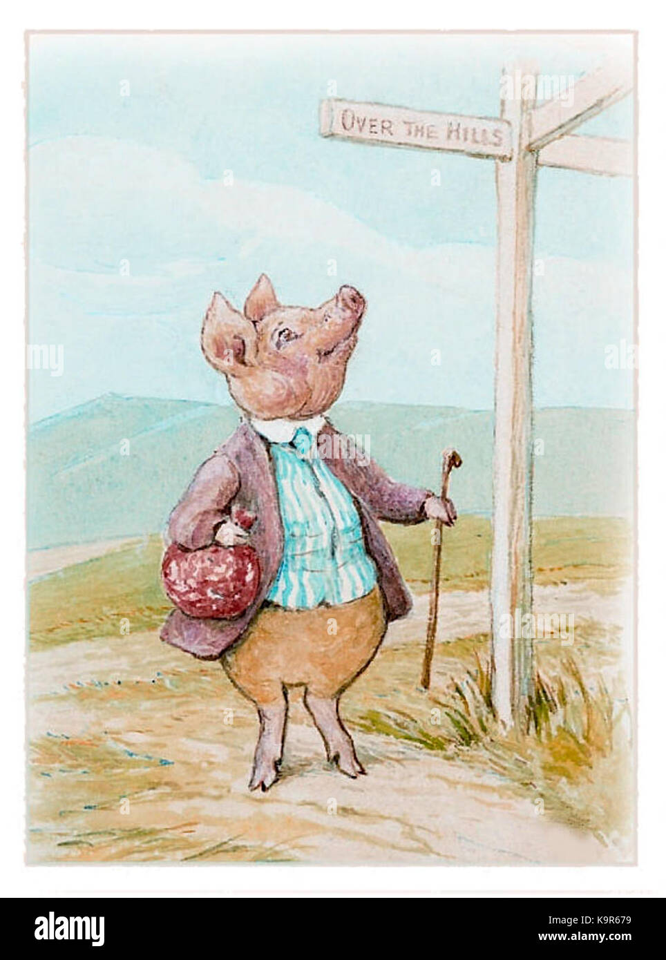 Pigling Bland Titelbild Stockfoto