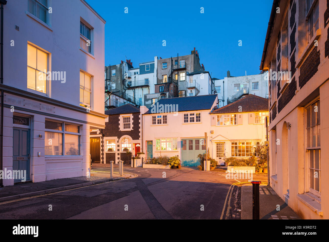 Abend in Hove, East Sussex, England. Stockfoto