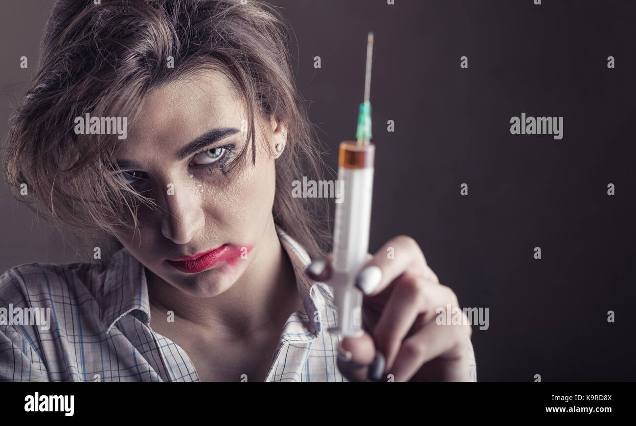 Heroin Addict Girl Stockfotos Und Bilder Kaufen Alamy