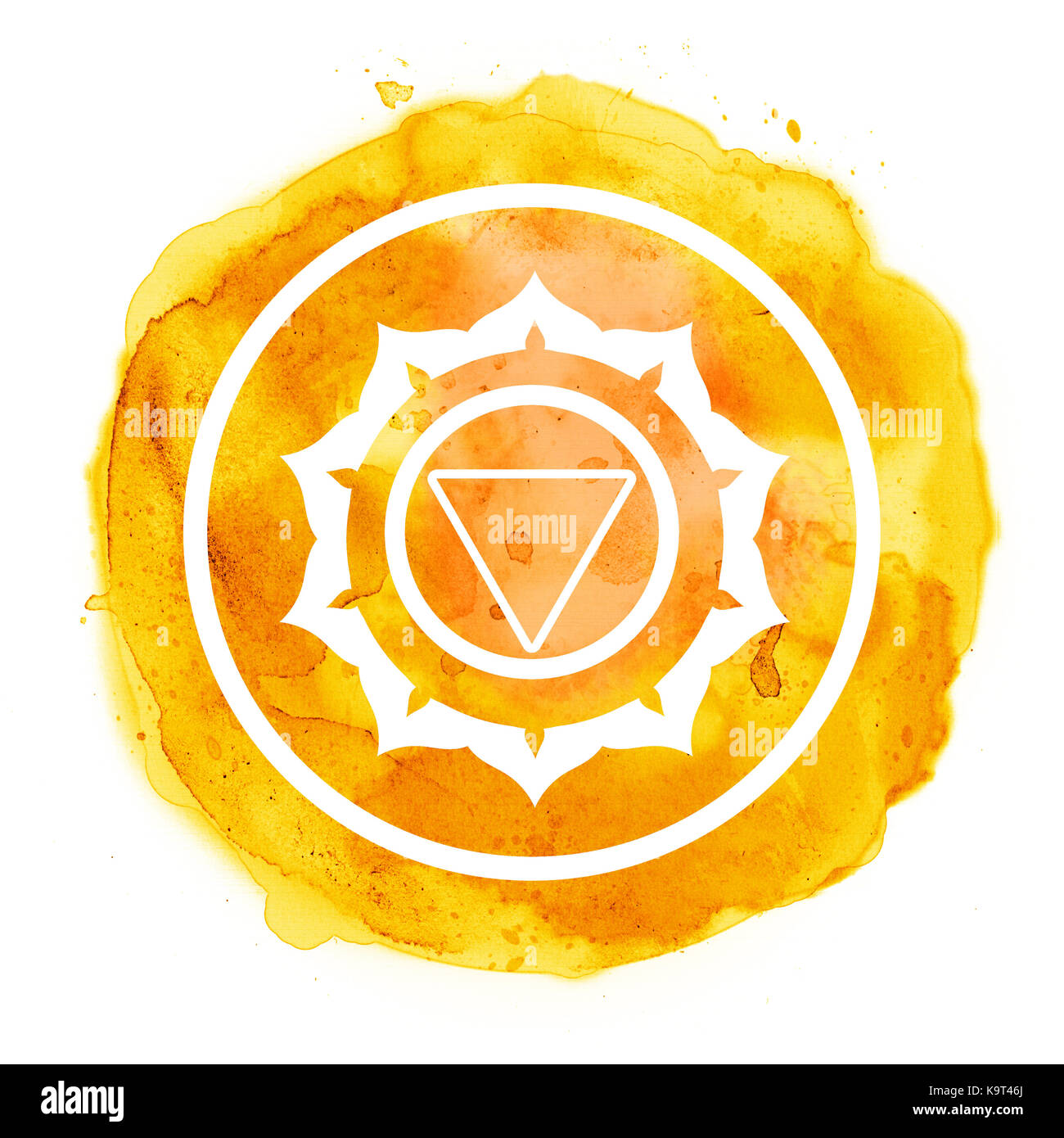 Chakra-symbol Stockfoto
