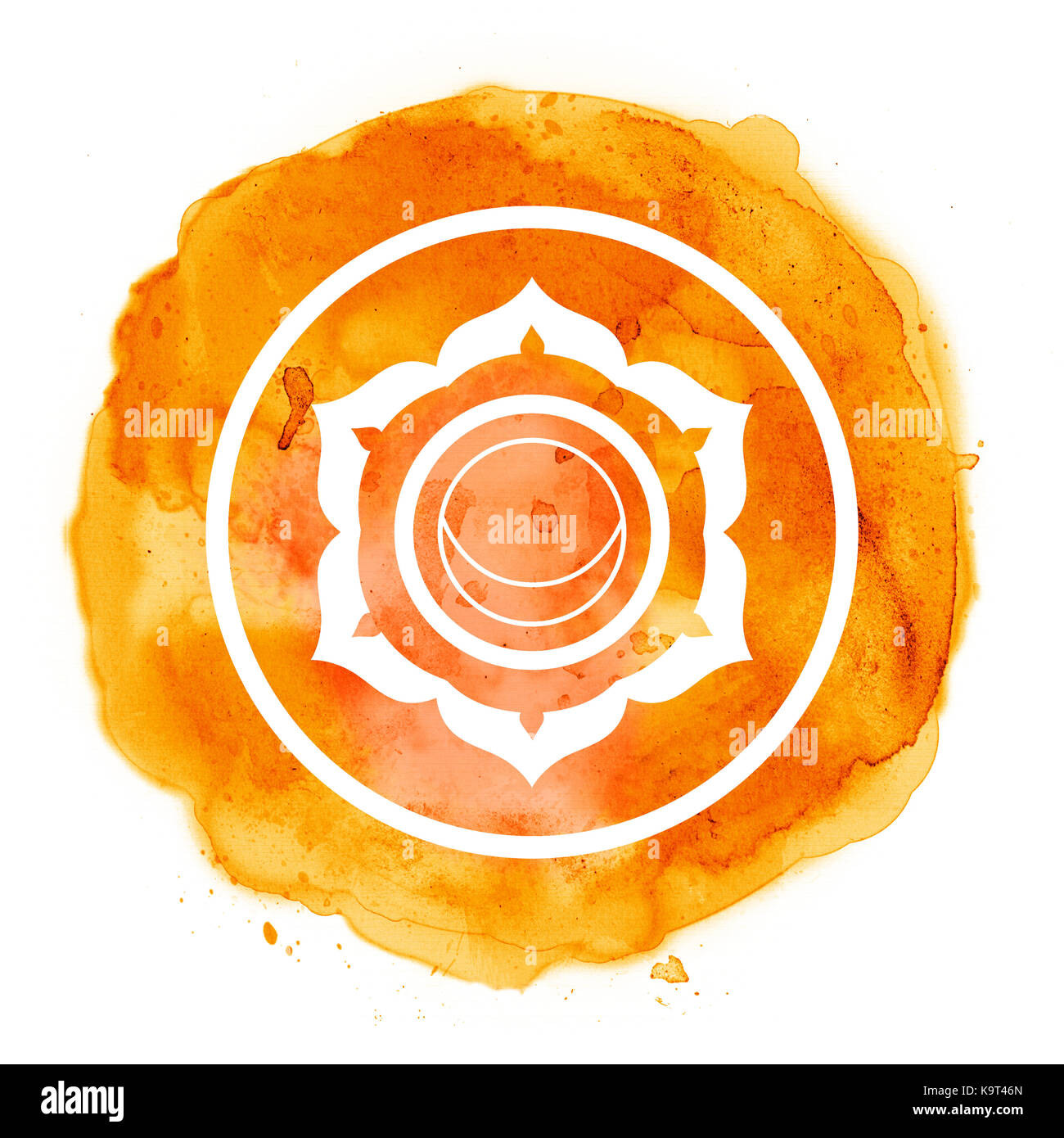 Chakra-symbol Stockfoto