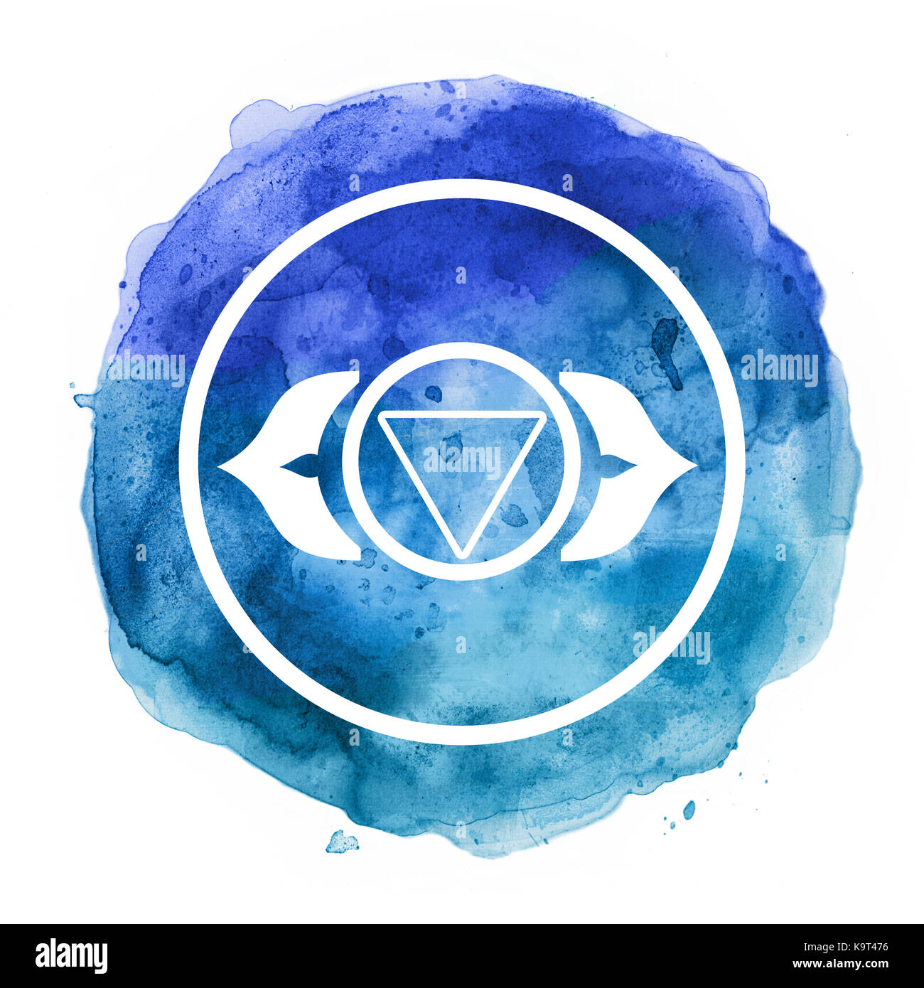 Chakra-symbol Stockfoto