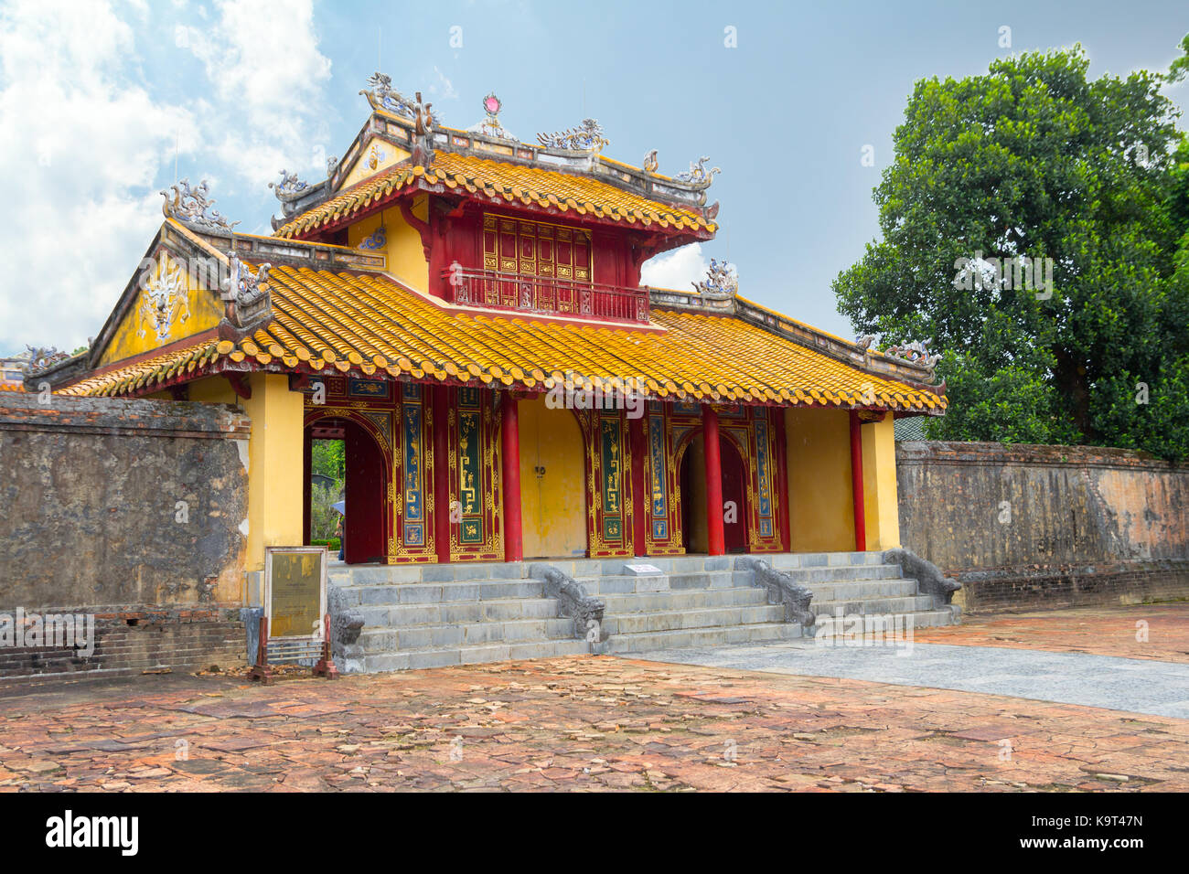 Chinesische Tempel in Hue Vietnam Stockfoto