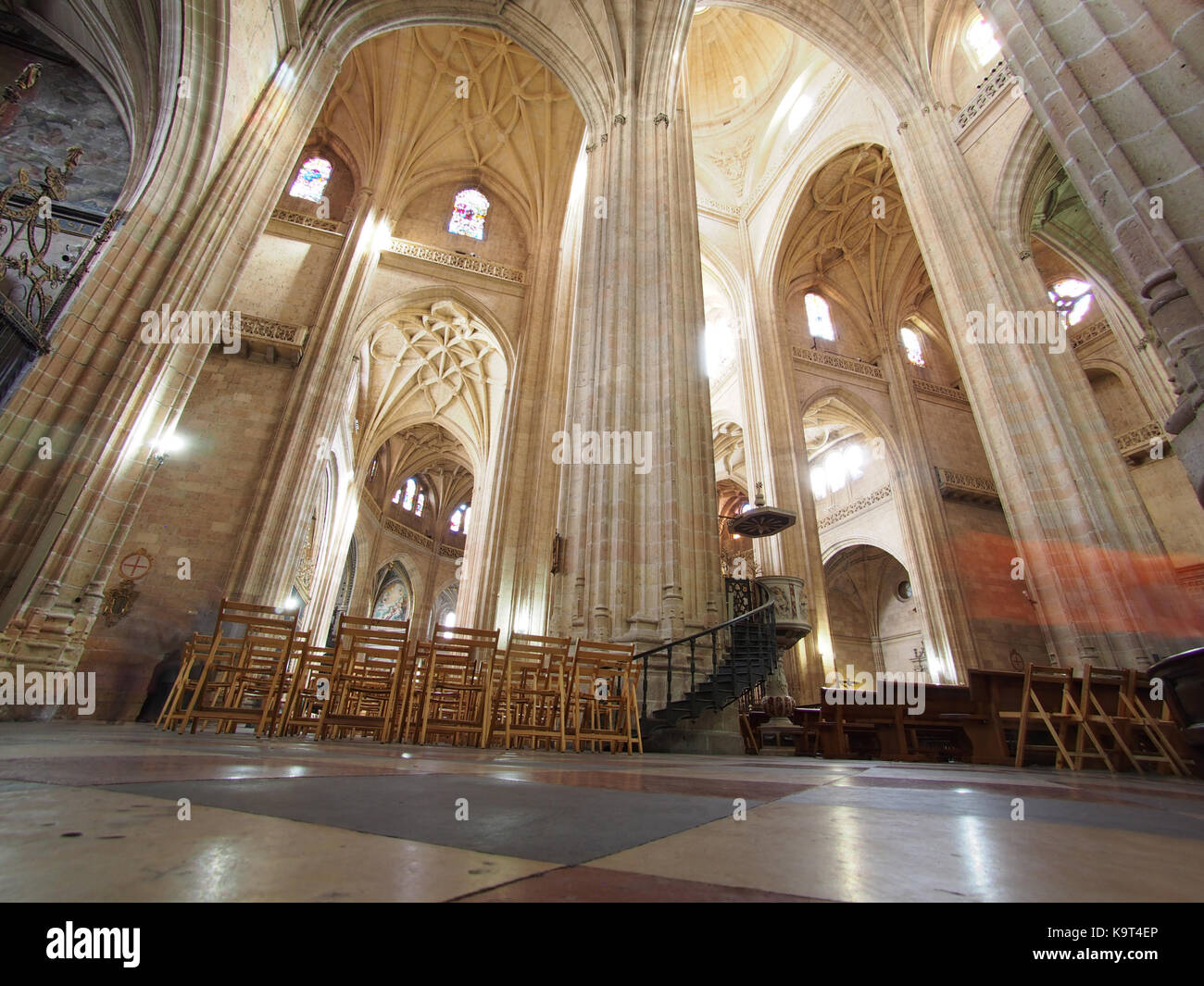 Die segovias Kathedrale Decke Stockfoto