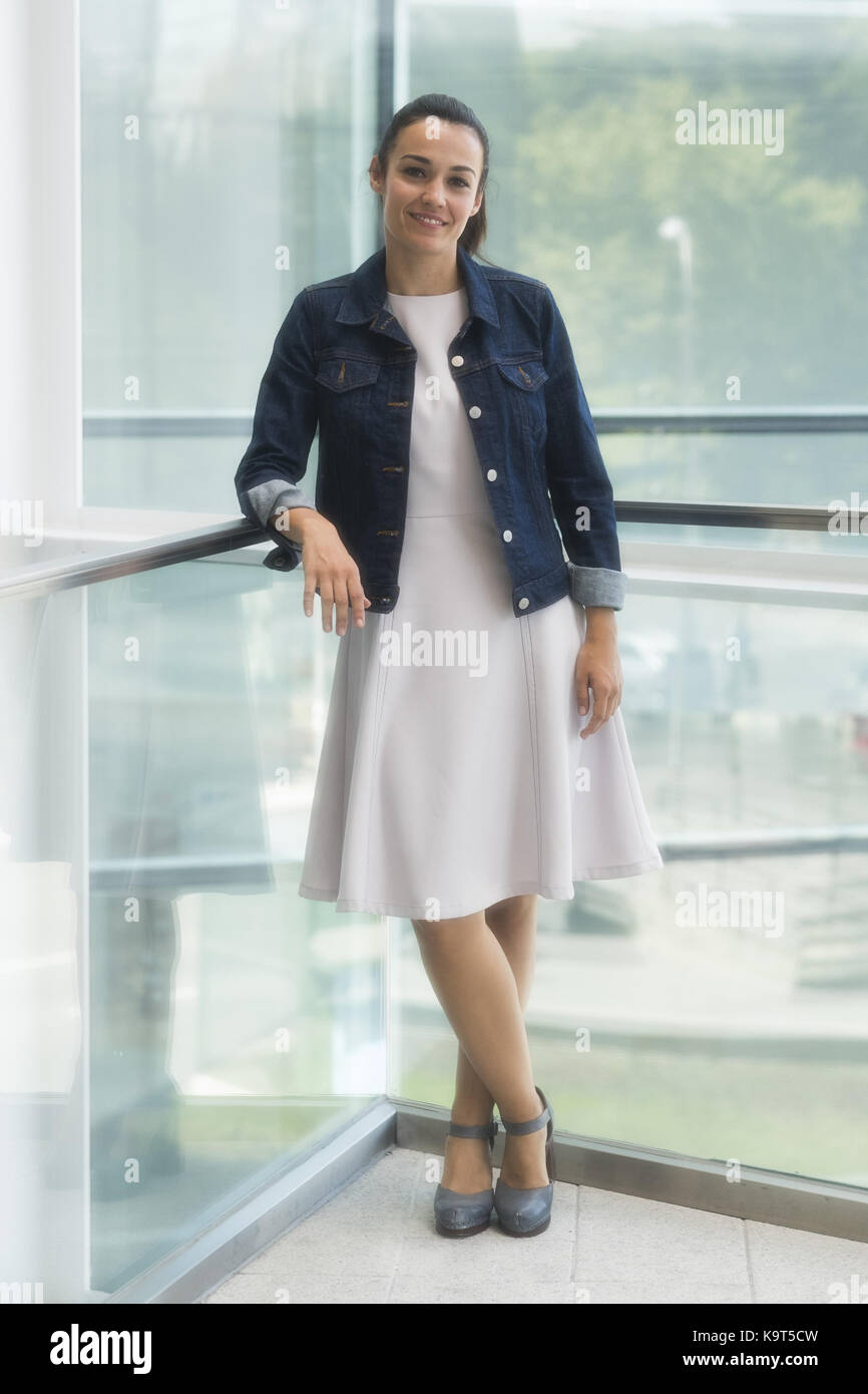 Die Schauspielerin Sara Rivero während der Sitzung der Fotos in den Theatern des Kanals von Madrid. August 24, 2017 Mit: Sara Rivero Wo: Madrid, Spanien Wann: 24 Aug 2017 Quelle: Oscar Gonzalez/WENN.com Stockfoto