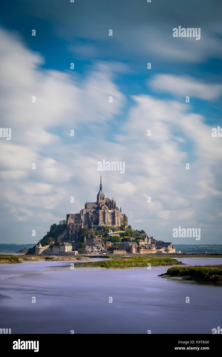Mont Saint Michel, Normandie, Frankreich Stockfoto