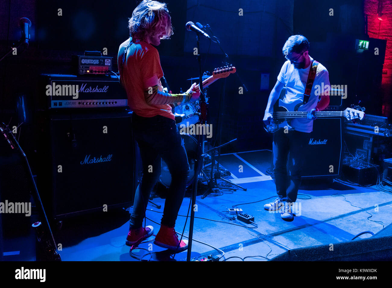 Cambridge, Großbritannien. 23. September 2017. goldblume führt live an einem Tag indoor Festival unterirdischen. Richard etteridge/alamy leben Nachrichten Stockfoto