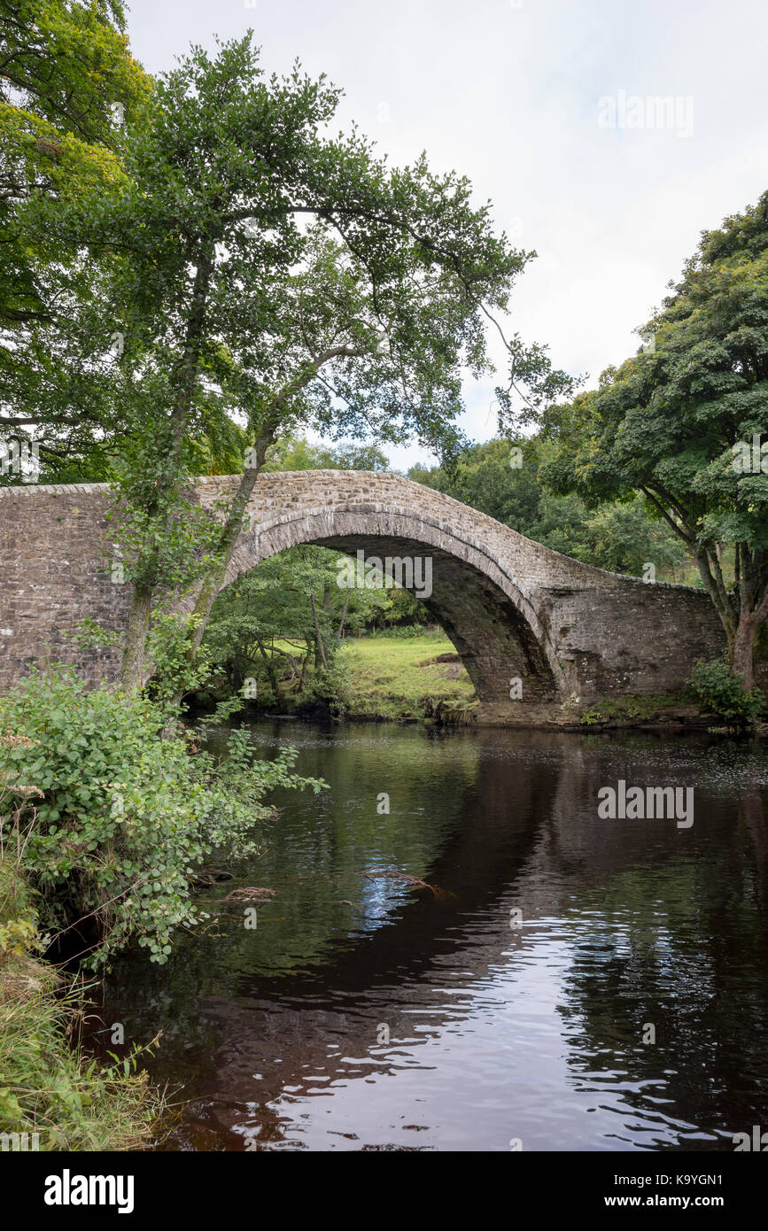Brücke in der Nähe von Gunnerside Ivelet in Swaledale, Yorkshire Dales, England Stockfoto