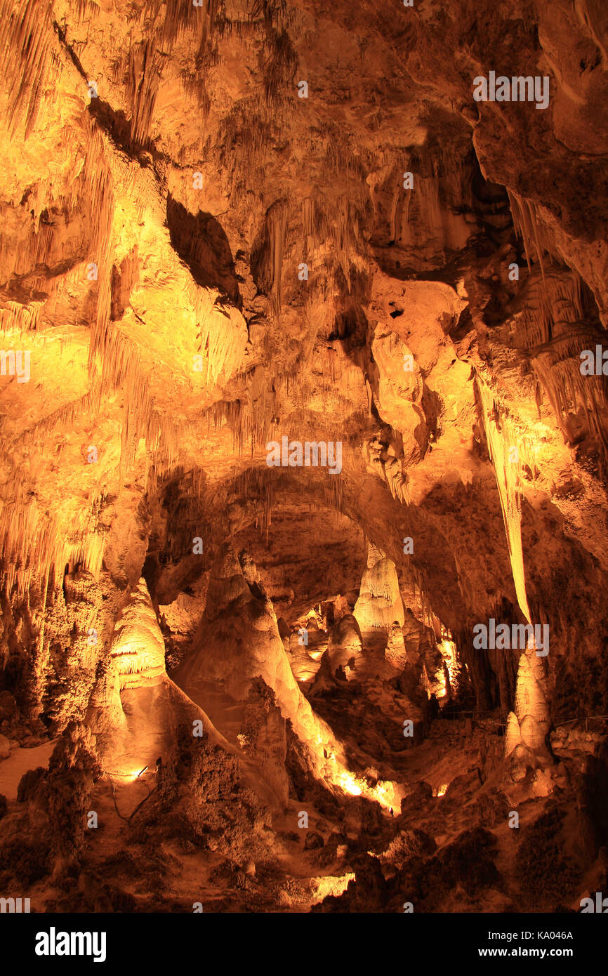 Carlsbad Caverns National Park im US-Bundesstaat New Mexico, amerikanischen Südwesten Stockfoto