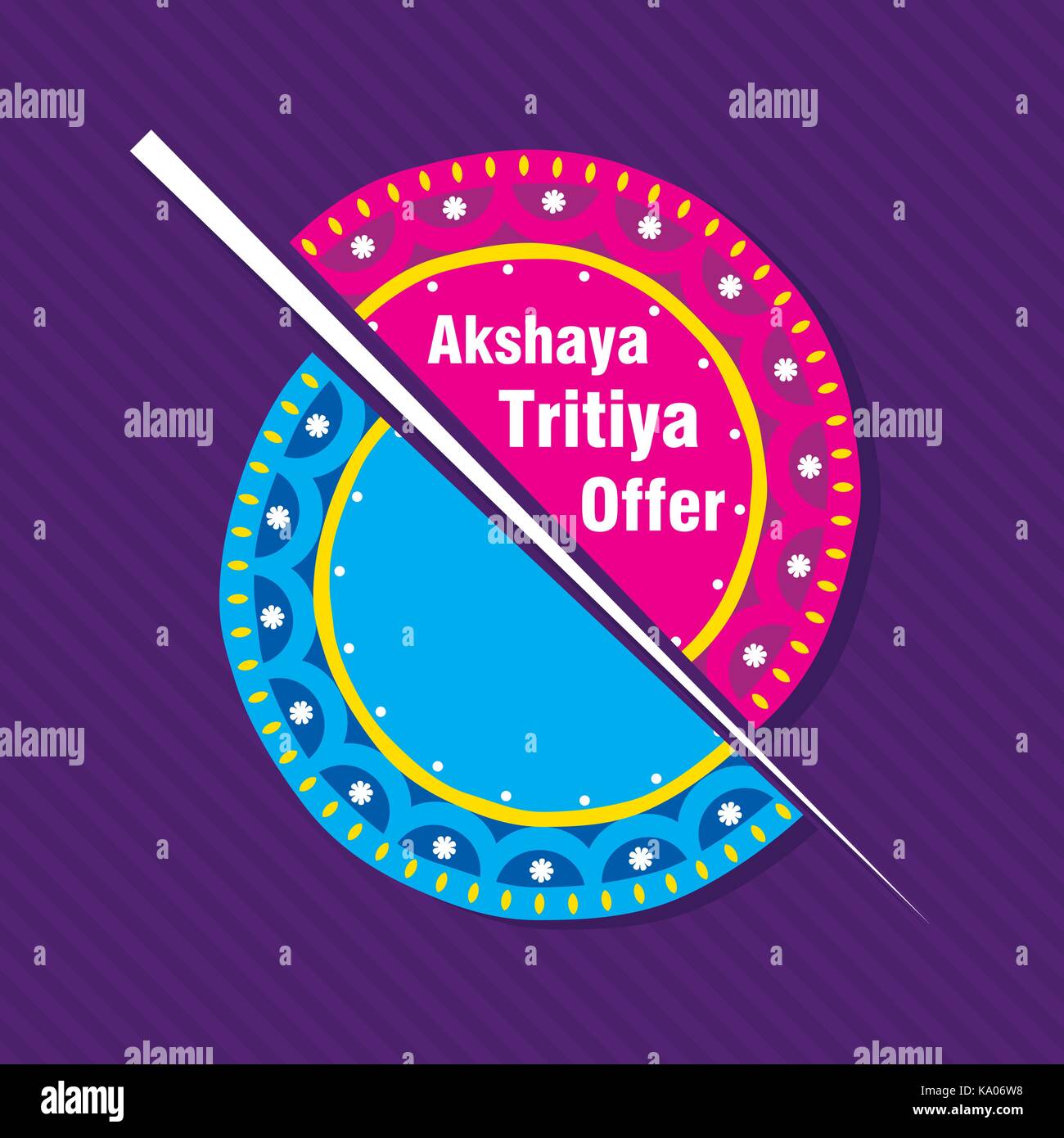 Kreative Vector Illustration von akshaya tritiya Festival bieten Vorlage Stock Vektor