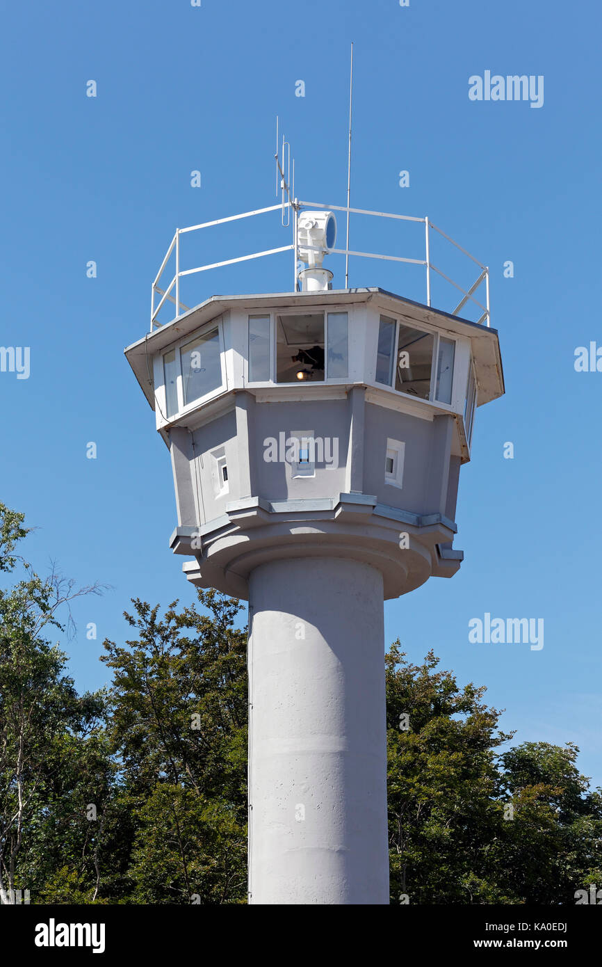 Ehemaliger Wachturm der DDR, Ostseegrenzturm, Ostseebad Kühlungsborn, Mecklenburg-Vorpommern, Deutschland Stockfoto
