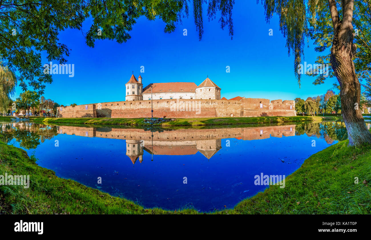 Fagaras Zitadelle, Siebenbürgen, Rumänien, Europa Stockfoto